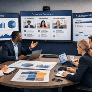 Product Marketing Manager Level 3 Advanced Diploma training with market analysis, branding strategy, product launch planning, and analytics tools